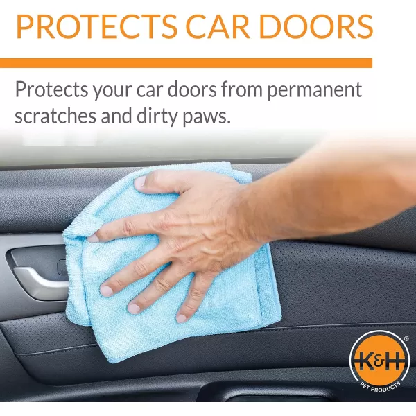KampH Pet Products Vehicle Door Protector Tan 2 Packs Interior Car Door Protector from Dog Scratching Sedan and SUV Pet Protector for Car Door ScratchesBlack Vehicle Door Protector