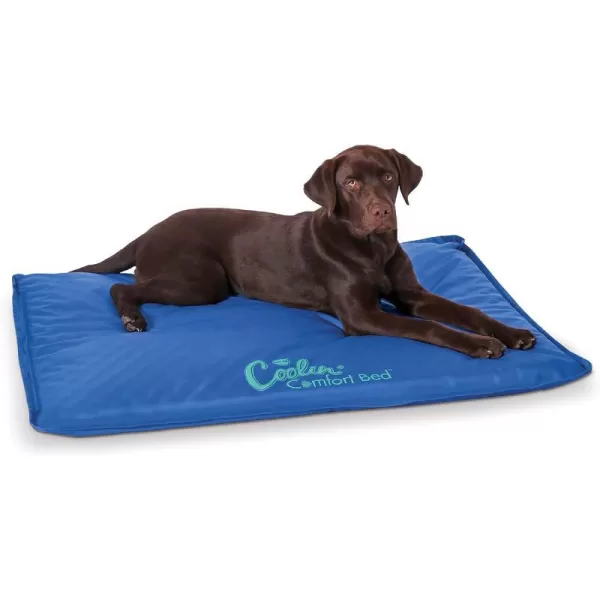 KH Pet Products Coolin Comfort Bed Orthopedic Dog Cooling Mat Cooling Mat for Dogs and Cats Cooling Dog Bed for Small Dogs  Blue Small 17 X 24 Inches440L x 320W x 20Th