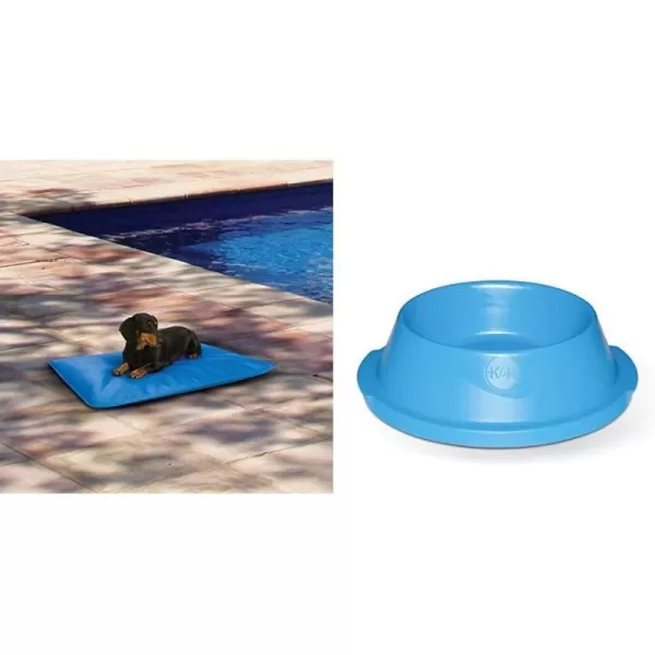 KH Pet Products Coolin Pet Bowl Sky Blue 32 Ounces32 Ounces