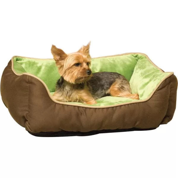 KH Pet Products SelfWarming Lounge Sleeper Pet Bed MochaGreen Small 16 X 20 InchesMochaGreen