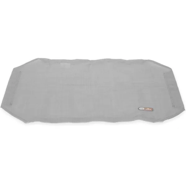 KampH Pet Products All Weather Elevated Cooling Outdoor Dog Bed Gray  Portable Raised Dog Cot Replacement Cover Medium 25 X 32 Inches Cover ONLYKampH Pet Products All Weather Elevated Cooling Outdoor Dog Bed Gray  Portable Raised Dog Cot Replacement Cover Medium 25 X 32 Inches Cover ONLY