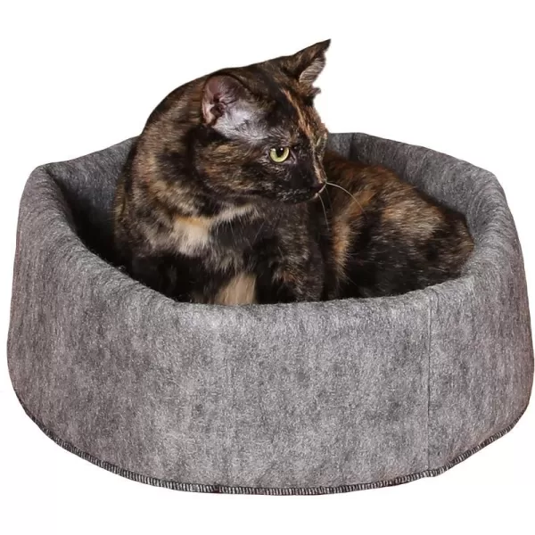 KampH Pet Products Amazin Snuggle Cup Gray 16 X 16 InchesKampH Pet Products Amazin Snuggle Cup Gray 16 X 16 Inches