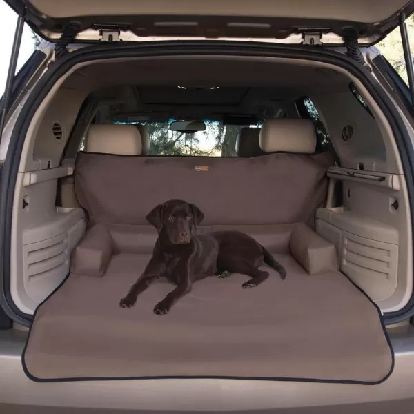 KampH Pet Products Bolster Cargo Cover Tan 54 Inches StandardMidSize VehicleTan