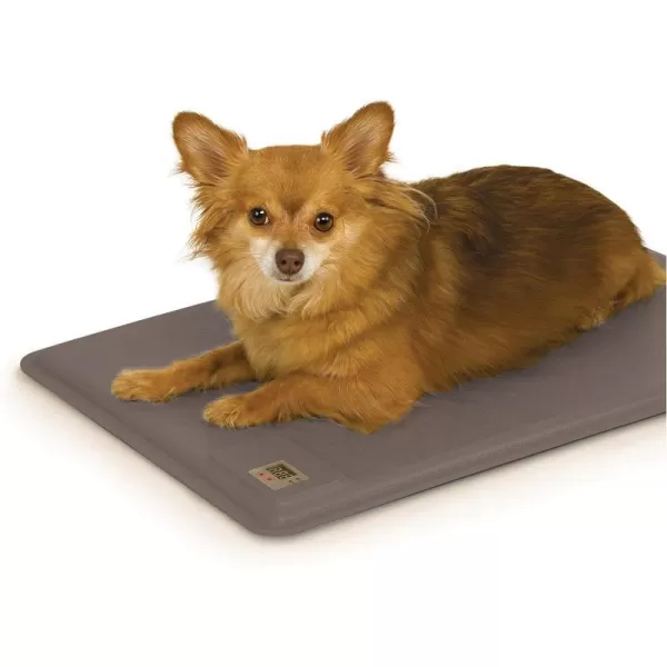 KampH Pet Products Deluxe LectroKennel Heated Pad Small Gray 125 x 185 40WTan190L x 130W x 10Th