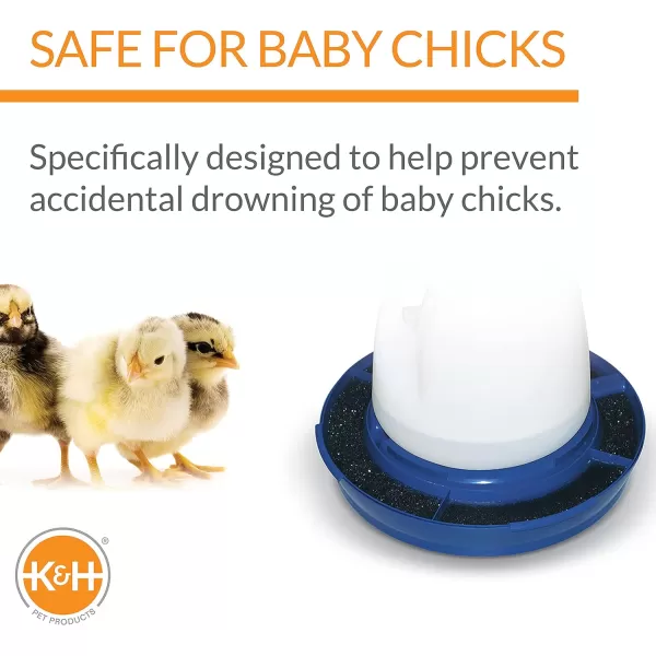 KampH Pet Products Chick Saver for Poultry Waterer Black One SizeKampH Pet Products Chick Saver for Poultry Waterer Black One Size