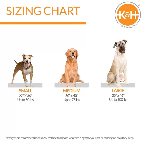 KampH Pet Products IndoorOutdoor Superior Orthopedic Dog Bed GrayPaw Small 27 X 36 X 4 InchesGrayPaw 460L x 350W x 40Th Outdoor Waterproof