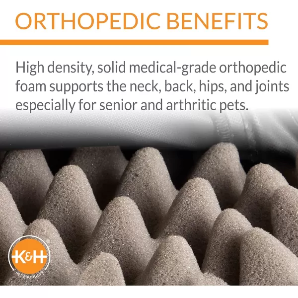 KampH Pet Products IndoorOutdoor Superior Orthopedic Dog Bed GrayPaw Small 27 X 36 X 4 InchesGrayPaw 460L x 350W x 40Th Outdoor Waterproof
