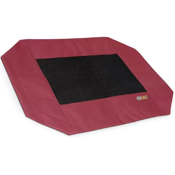 KampH Pet Products Elevated Cooling Outdoor Dog Bed Portable Raised Dog Cot Replacement Cover Only RedBlack Medium 25 X 32 Inches Cot NOT IncludedKampH Pet Products Elevated Cooling Outdoor Dog Bed Portable Raised Dog Cot Replacement Cover Only RedBlack Medium 25 X 32 Inches Cot NOT Included