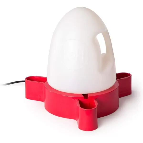 KampH Pet Products ThermoDuck Waterer 25gal Heated Red  MET Safety Listed  60 Watts  No Splash No Mess No Mud DesignHeated 120V