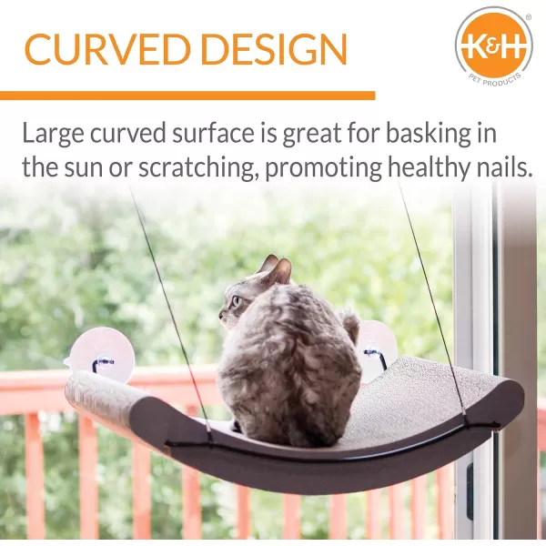 KampH Pet Products EZ Mount Cat Scratcher Kitty Sill Cradle Window Sill Cat Bed REFILL ONLY Cat Window Bed Cat Furniture Cat Window Hammock Sturdy Cat Window Perch for Large Cats REFILL ONLYKitty Sill Cradle