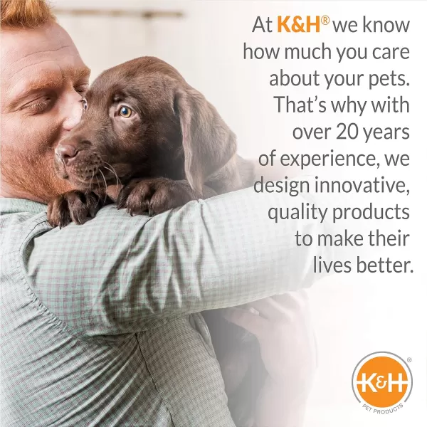 KampH Pet Products Orthopedic Outdoor Heated Dog Bed LectroSoft Gray Small 14 X 18 Inches180L x 140W x 10Th