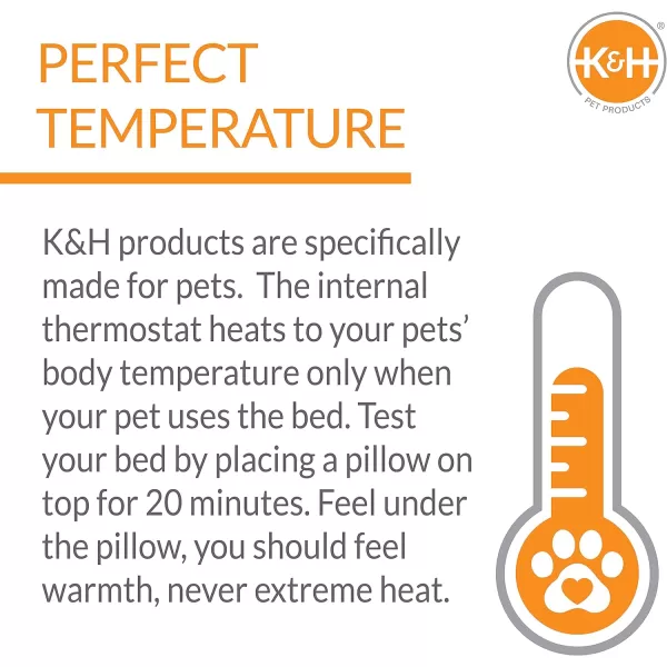 KampH Pet Products ThermoFarm Animal Heated Mat Black Medium 165 X 225 Inches190L x 130W x 10Th