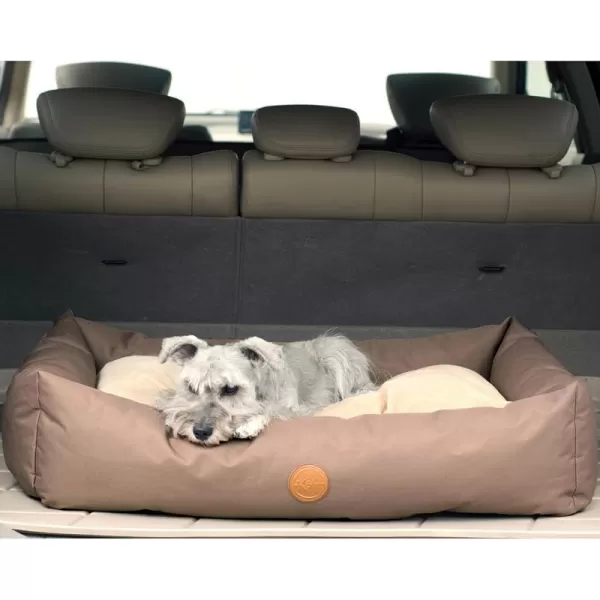 KampH Pet Products TravelSUV Pet Bed Small Tan 24 x 36Tan 360L x 240W x 80Th Standard Packaging