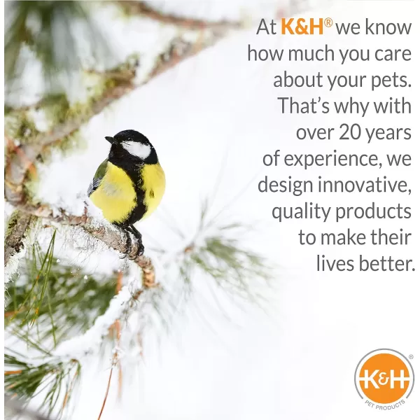 KampH Pet Products Super Ice Eliminator Birdbath Deicer Natural 80 Watts Safety Certified Birdbath HeaterSuper 80 Watts