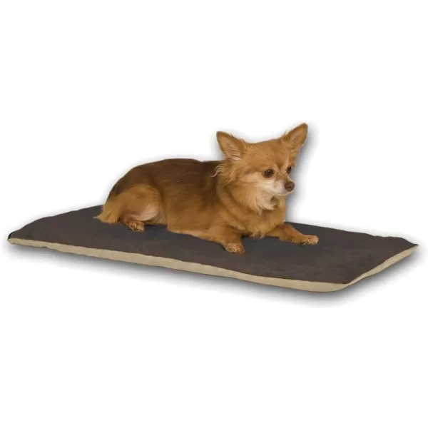 KampH Pet Products ThermoPet Mat Reversible Heated Pet Bed Mocha 14 X 28 InchesMocha