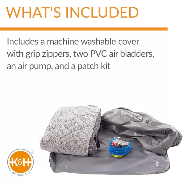 KampH Pet Products Air Sofa Inflatable Dog Bed Lightweight Air Mattress Pet Bed IndoorOutdoor Bed for Seniors Camping Travel and More GrayGeo Flower Medium 27 X 36 InchesKampH Pet Products Air Sofa Inflatable Dog Bed Lightweight Air Mattress Pet Bed IndoorOutdoor Bed for Seniors Camping Travel and More GrayGeo Flower Medium 27 X 36 Inches