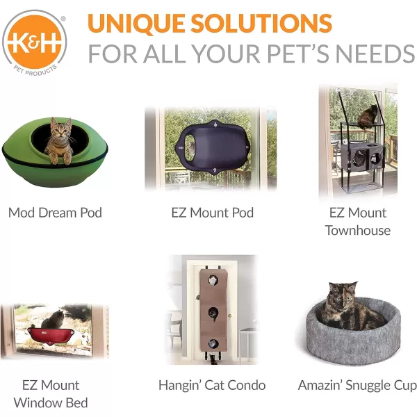 KampH Pet Products Cat Playground Bundle with 3 Level Tower  T Tunnel Tube  2 Level Tower Cat Tower Tree Condo for Indoor Cat Playground Kitty Activity Tree Cave Cozy Hideaway Center DenimClassy Gray 3 Story