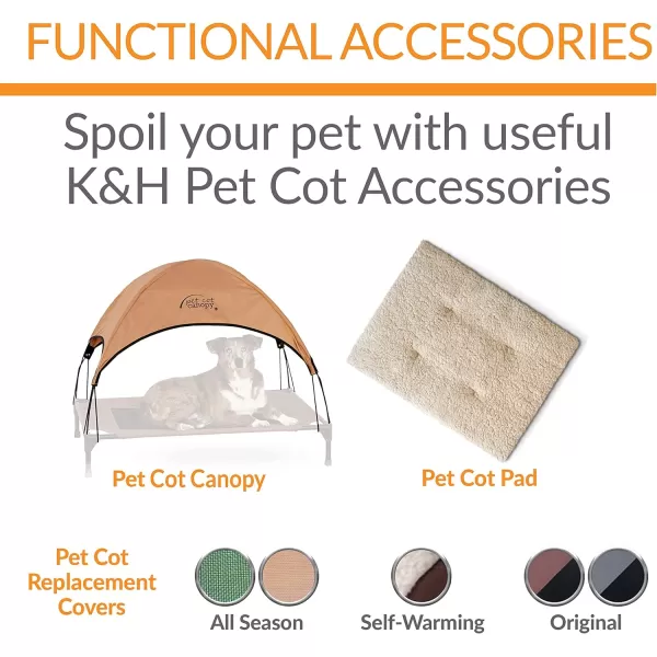 KampH Pet Products Cooling Elevated Dog Bed Outdoor Raised Dog Bed with Washable Breathable Mesh Dog Cot Bed NoSlip Rubber Feet Portable Dog Cot Indoor Outdoor Dog Bed XLarge ChocolateBlack MeshCot 420L x 300W x 70Th All Season Green Mesh