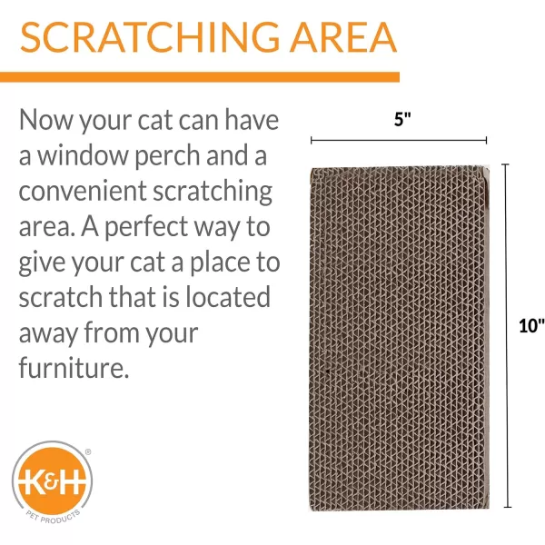 KampH Pet Products EZ Mount Window Cat Scratcher REFILL Cardboard 5 X 10 Inches  Fits KampH Cat Scratcher that Mounts to Virtually Any Smooth Surface Refill ONLY  Frame sold separatelyKampH Pet Products EZ Mount Window Cat Scratcher REFILL Cardboard 5 X 10 Inches  Fits KampH Cat Scratcher that Mounts to Virtually Any Smooth Surface Refill ONLY  Frame sold separately