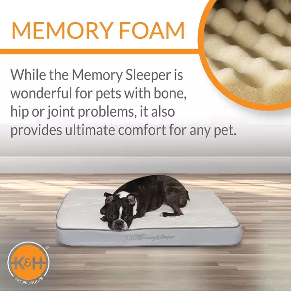 KampH Pet Products Memory Sleeper Sage Medium 23 X 35 inchesGray 350L x 230W x 40Th