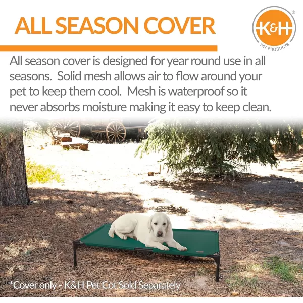 KampH Pet Products Original Pet Cot Replacement Cover Cot Sold Separately  ChocolateBlack Mesh Medium 25 X 32 InchesGreen All Season Mesh XLarge 32 X 50 Inches