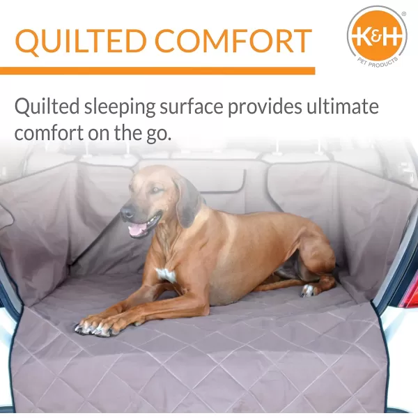 KampH Pet Products Quilted Cargo Cover Gray StandardMidSize Vehicle 54 InchesTan StandardMidSize Vehicle 54 Inches Recyclable Box