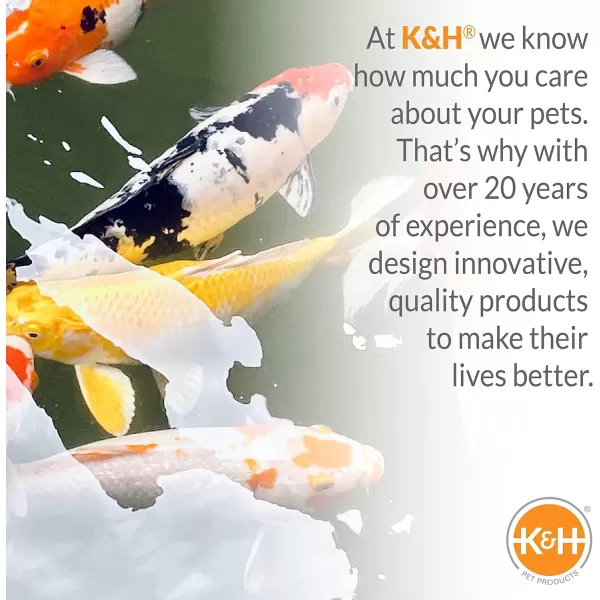 KampH Pet Products ThermoPond Perfect Climate Submersible Pond Deicer Gray 8 x 8 300W 1 Count Pack of 1KampH Pet Products ThermoPond Perfect Climate Submersible Pond Deicer Gray 8 x 8 300W 1 Count Pack of 1