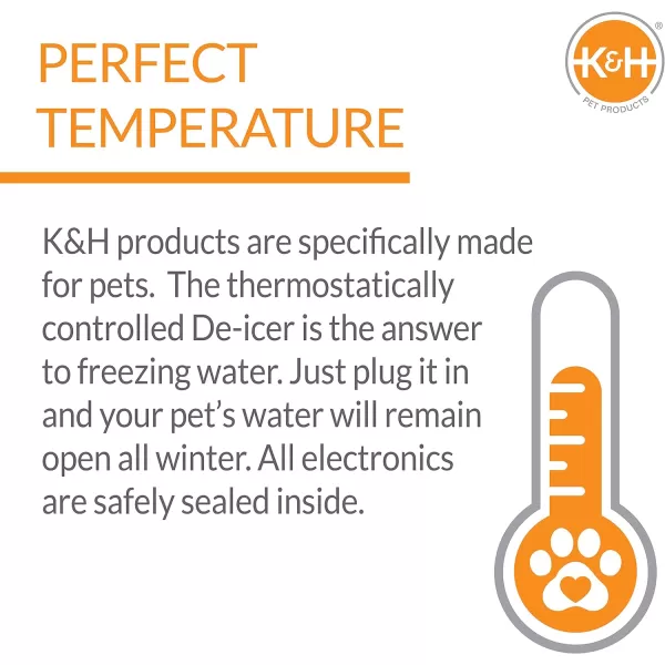 KampH Pet Products ThermoPoultry Waterer 25gal Heated Gray 60 Watts  No Roost Top amp NonSpill RefillKampH Pet Products ThermoPoultry Waterer 25gal Heated Gray 60 Watts  No Roost Top amp NonSpill Refill