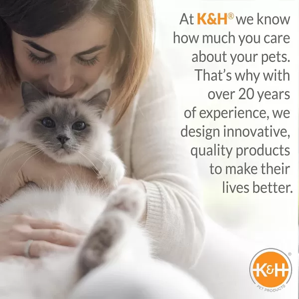 KampH Pet Products TwoStory Outdoor Kitty House with Dining Room Heated Gray Leaf 22 X 27 X 27 InchesGray Leaf Heated