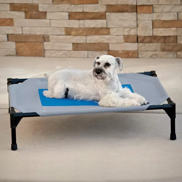 KampampH PET PRODUCTS Cooler Dog Kit Coolin Pet Cot Medium and Freezable Coolin Bowl 96 OunceCoolin Kit