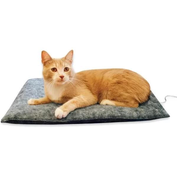 KampH Pet Products Amazin Kitty Pad Heated Indoor Heated Cat Bed Traps Cat Hair and Dander Washable Cat Mat Gray 15 X 20 Inches Heated 1PackKampH Pet Products Amazin Kitty Pad Heated Indoor Heated Cat Bed Traps Cat Hair and Dander Washable Cat Mat Gray 15 X 20 Inches Heated 1Pack