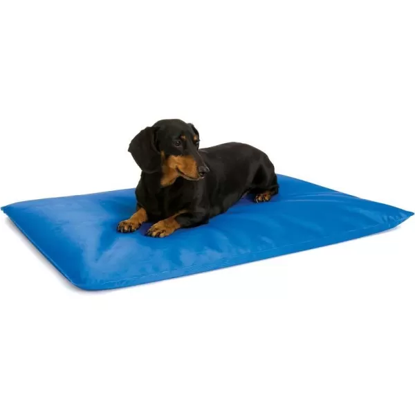 KampH Pet Products Cool Bed III Dog Cooling Mat Cooling Dog Beds for Medium Dogs Dog Cooling Mat for Dog Carrier Outdoor Dog Bed Cooling Pad for Dog Pet Cooling Mat  Blue Medium 22 X 32 Inches240L x 170W x 20Th Cool Bed III