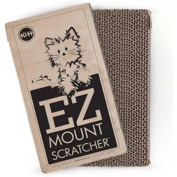 KampH Pet Products EZ Mount Window Cat Scratcher REFILL Cardboard 5 X 10 Inches  Fits KampH Cat Scratcher that Mounts to Virtually Any Smooth Surface Refill ONLY  Frame sold separatelyKampH Pet Products EZ Mount Window Cat Scratcher REFILL Cardboard 5 X 10 Inches  Fits KampH Cat Scratcher that Mounts to Virtually Any Smooth Surface Refill ONLY  Frame sold separately