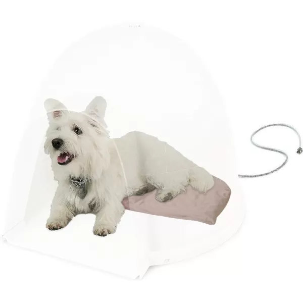 KampH Pet Products Heated LectroSoft Igloo Style Dog Bed Outdoor Dog Bed for Doghouse Orthopedic Warming Pet Pad Outdoor Heated Pad for Pets Heated Outside Dog amp Cat Bed Medium 145 X 24 Inches180L x 120W x 20Th Recyclable Box