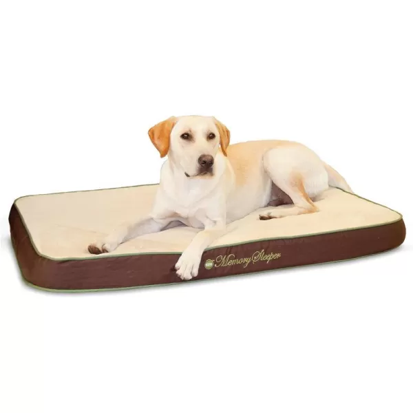 KampH Pet Products Memory Sleeper Sage Medium 23 X 35 inchesChocolate 450L x 290W x 40Th