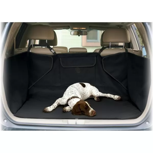 KampH Pet Products Quilted Cargo Cover Gray StandardMidSize Vehicle 54 InchesBlack StandardMidSize Vehicle 54 Inches Recyclable Box