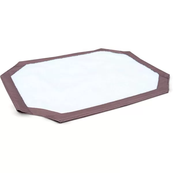 KampH Pet Products SelfWarming Pet Cot Cover Replacement Cot Sold Separately  ChocolateFleece Medium 25 X 32 InchesLarge 30 x 42