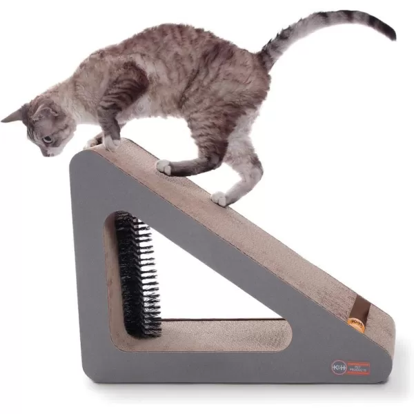 KampH Pet Products Stretch n Scratch Cat Scratcher Toy Cardboard 9 X 14 X 15 InchesInteractive 95 X 195 X 15 Inches