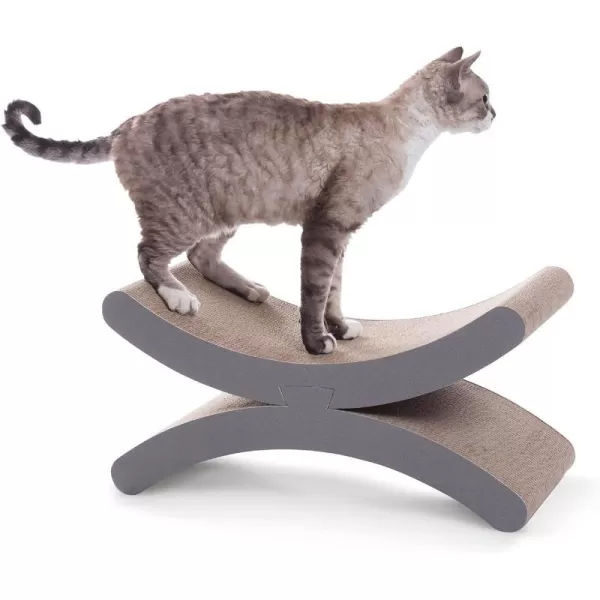 KampH Pet Products Stretch n Scratch Cat Scratcher Toy Cardboard 9 X 14 X 15 InchesRetail Box 20 X 85 X 10 Inches