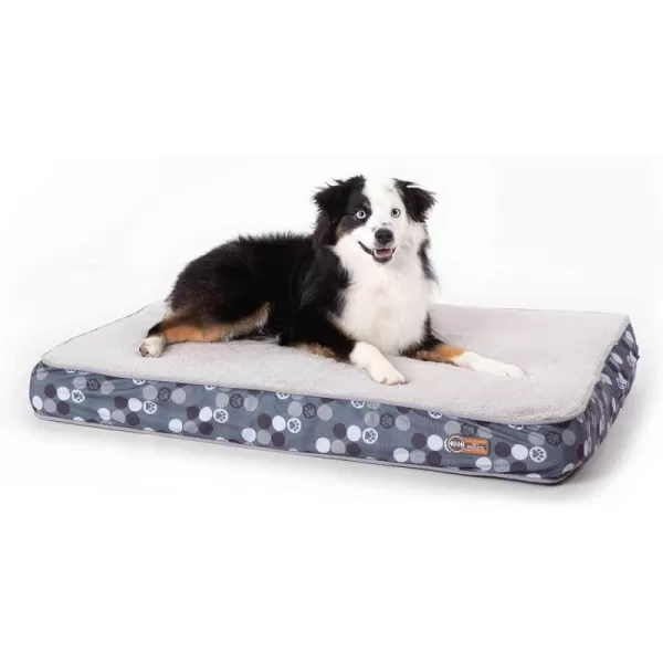 KampH Pet Products Superior Orthopedic Dog Bed GrayPaw Small 27 X 36 X 4 InchesGrayPaw 400L x 300W x 40Th Indoor Plush