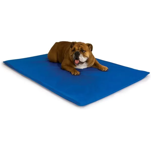 KampampH Pet Products Cool Bed III Dog Cooling Mat Cooling Dog Beds for Small Dogs Dog Cooling Mat for Dog Carrier Outdoor Dog Bed Cooling Pad for Dog Pet Cooling Mat  Blue Small 17 X 24 Inches320L x 220W x 20Th