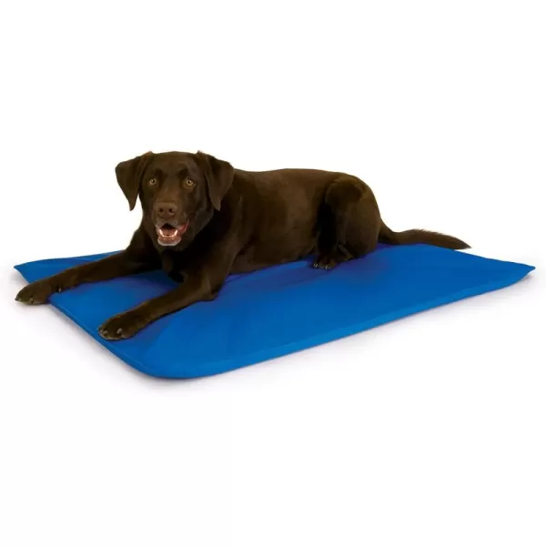 KampampH Pet Products Cool Bed III Dog Cooling Mat Cooling Dog Beds for Small Dogs Dog Cooling Mat for Dog Carrier Outdoor Dog Bed Cooling Pad for Dog Pet Cooling Mat  Blue Small 17 X 24 Inches440L x 320W x 20Th