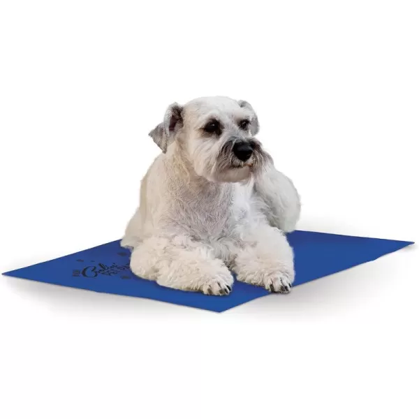 KampampH Pet Products Summer Cooling Mat for Dogs or Cats Outdoor Dog Cooling Mat for Travel Carriers Cooling Pad for Dog thats Easy Carry NonToxic No Gel  Cooling Dog Bed  Blue Large 36quot x 20quot200L x 150W x 10Th