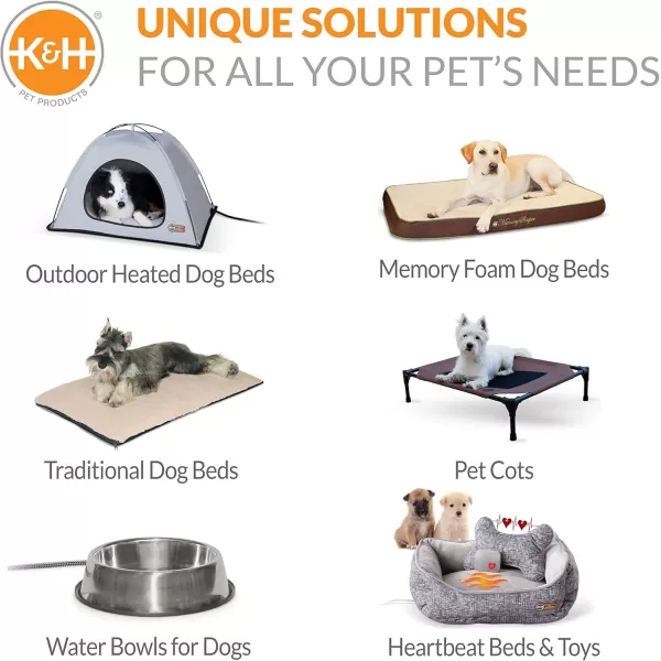 KampampH Pet Products Cuddle Cube Pet Bed Gray Large 32 X 32 Inches