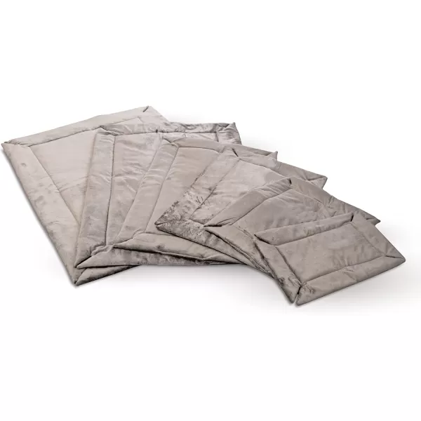 imageKampampH Pet Products SelfWarming Crate Pad Warming Dog Crate Bed Machine Washable Dog Crate Mat Gray XSmall 14 X 22 InchesGray
