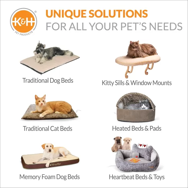 imageKampampH Pet Products Deluxe LectroKennel Heated Pad Medium Gray 165quot x 225quot 60WTan190L x 130W x 10Th