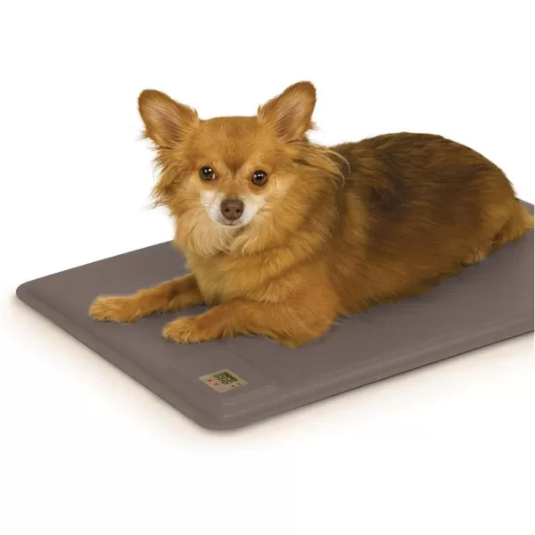 imageKampampH Pet Products Deluxe LectroKennel Heated Pad Medium Gray 165quot x 225quot 60WTan190L x 130W x 10Th