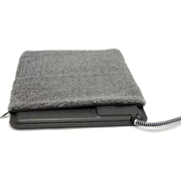 imageKampampH Pet Products LectroKennel Heated Pad Deluxe Cover Pad not included Gray Large 225 X 285 InchesLarge 225 x 285