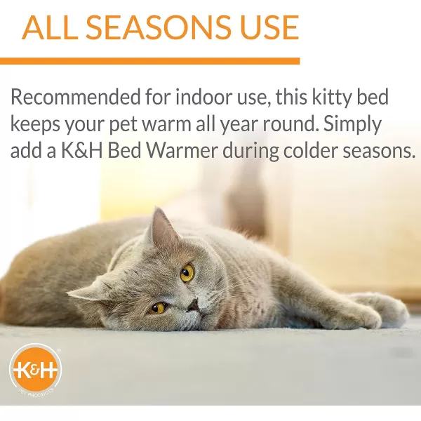 imageKampampH Pet Products Amazin Kitty Pad Indoor Unheated Cat Bed Traps Cat Hair and Dander Washable Cat Mat Gray 15 X 20 Inches Unheated 2Pack15 X 20 Inches  2 pack
