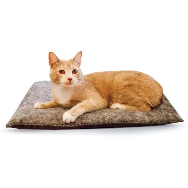 imageKampampH Pet Products Amazin Kitty Pad Indoor Unheated Cat Bed Traps Cat Hair and Dander Washable Cat Mat Gray 15 X 20 Inches Unheated 2Pack200L x 150W x 10Th